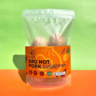 Love Buns BBQ Not Pork Retail 6 Pack (390G)