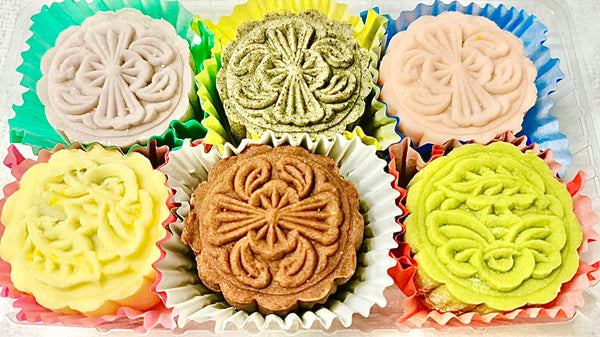 Very Limited Batch: Handcrafted Snowy Moon Cake: Variety Pack of 6